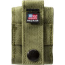 Чехол Zippo 48402 для широкой зажигалки, нейлон, с креплением на ремень, зелёный